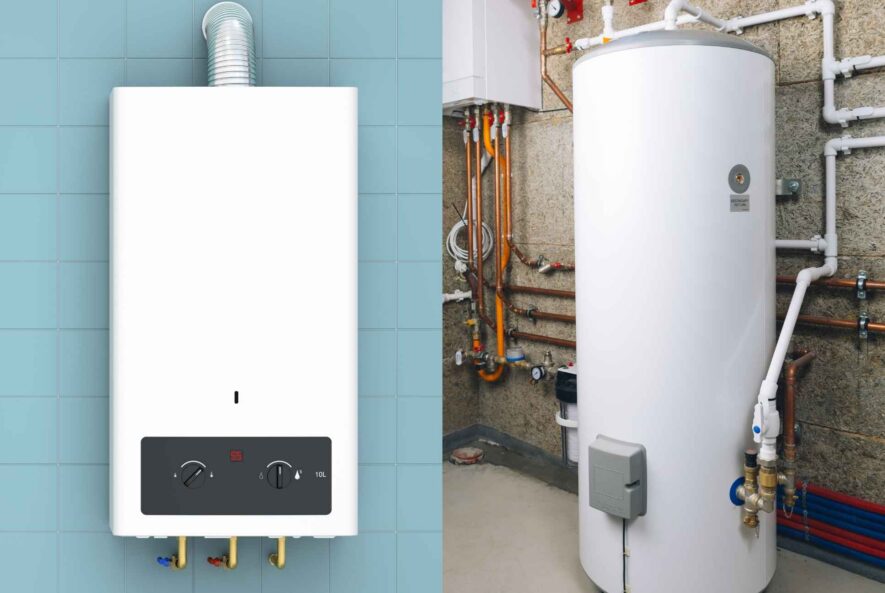 tankless vs tank water heater