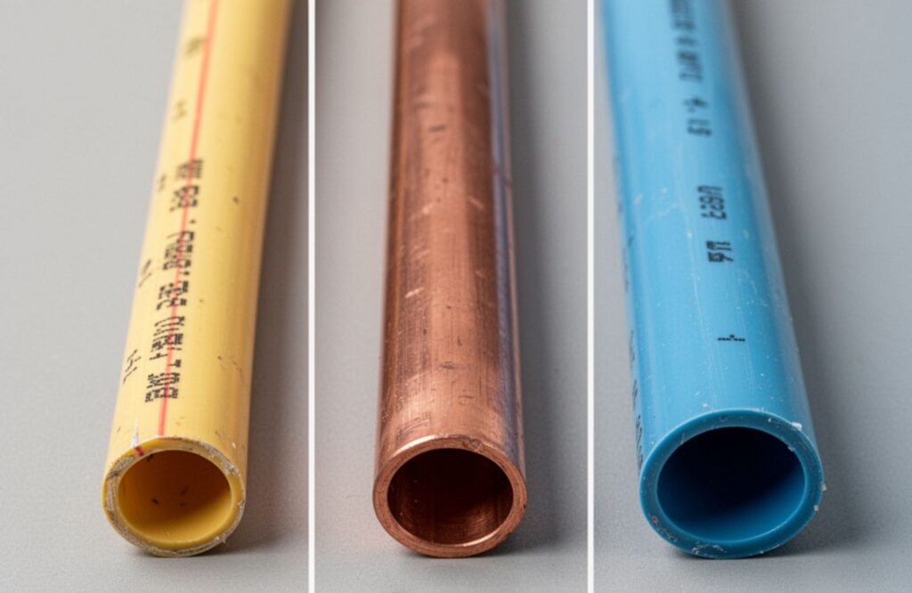 pex vs copper vs pvc