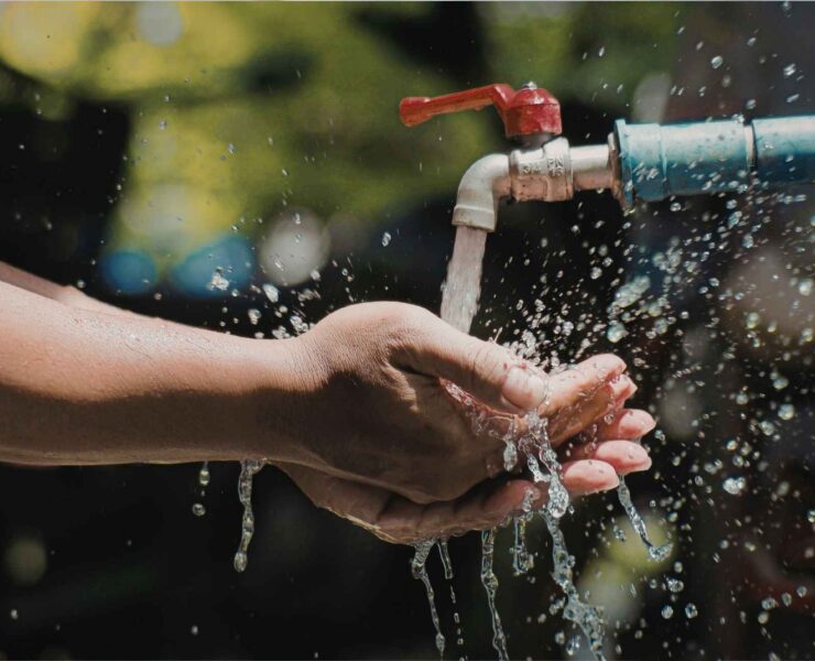 brown water from faucet