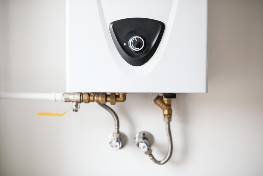 hard water in water heater