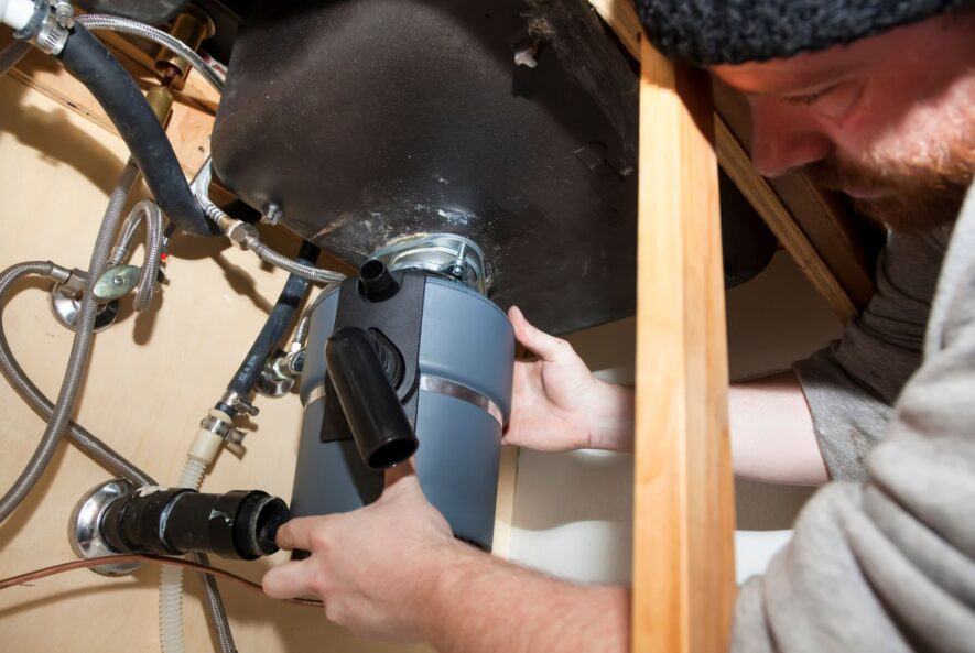 garbage disposal installation