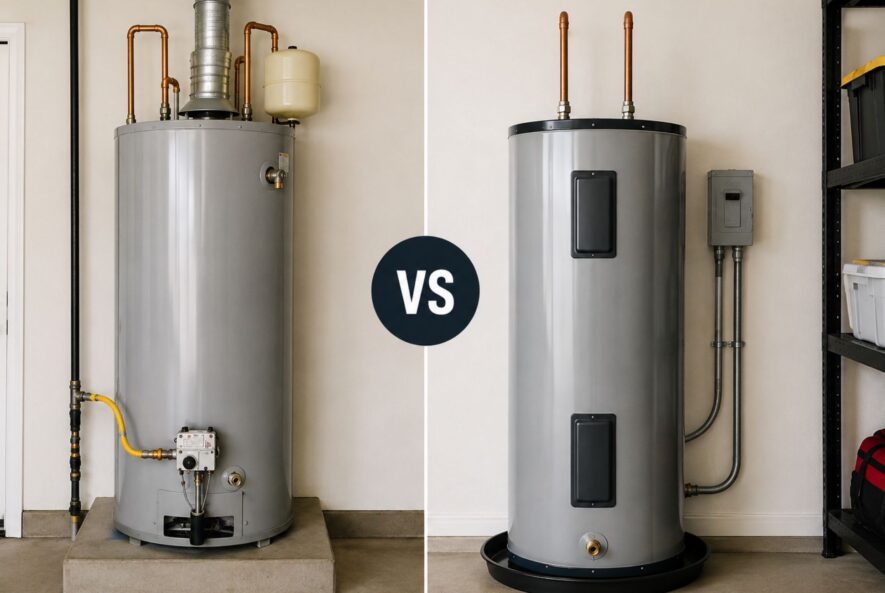 gas vs electric water heater