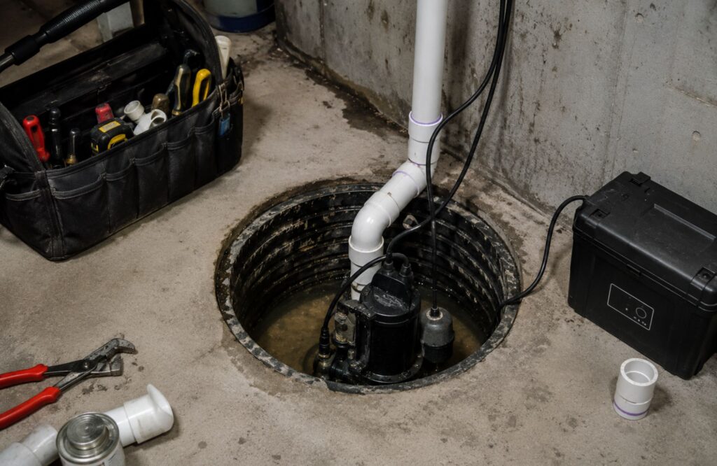 sump pump installation cost