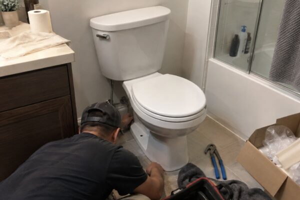 toilet installation cost