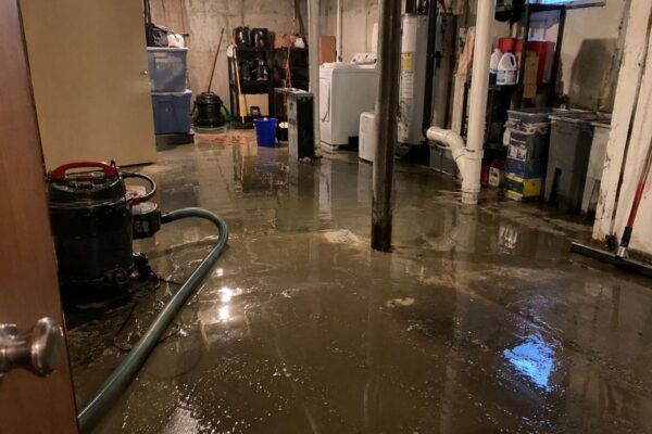 sewer backup in basement