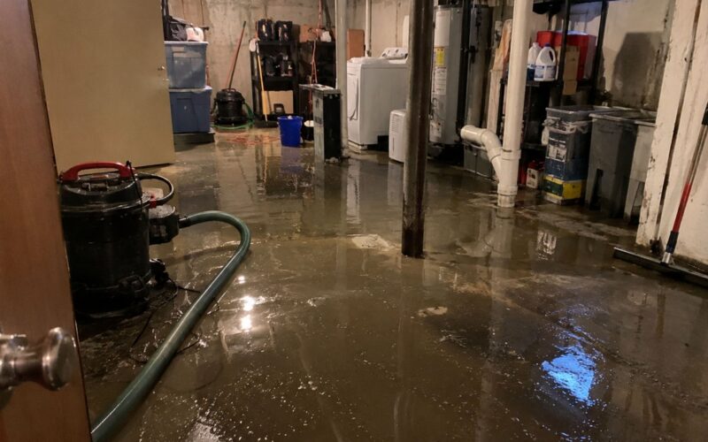 sewer backup in basement